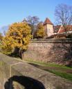 historical citywall Nuremberg