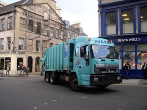 private company's bin lorry