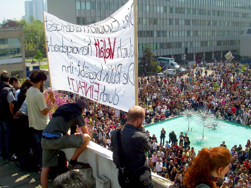 protests in Frankfurt/Main